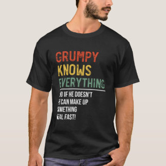 S Grumpy Weet Alles Vaderdag Grumpy T-shirt
