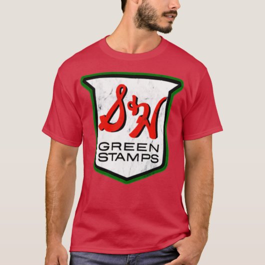 S&H Groene stempels T-shirt (Voorkant)