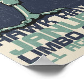 S-hawks concert poster - noodsituatie (Hoek)