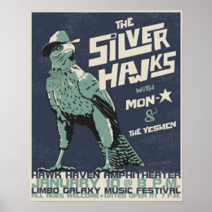 S-hawks concert poster - noodsituatie