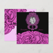 S - Het Falck Alphabet (Roze) (bruiloft) Kaart (Voorkant / Achterkant)