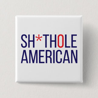 S-Hole American Vierkante Button 5,1 Cm