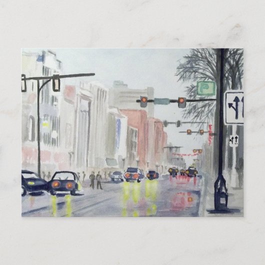 S. HOOFDSTRAAT, ANN ARBOR MI BRIEFKAART (Voorkant)