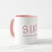 S.I.P.S. Mok met Innerlijke Kleur (Voorkant links)