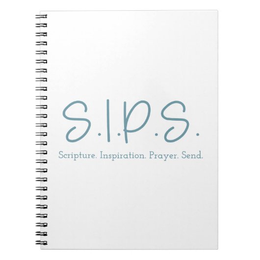S.I.P.S. Notitieboek - Blauw (Voorkant)