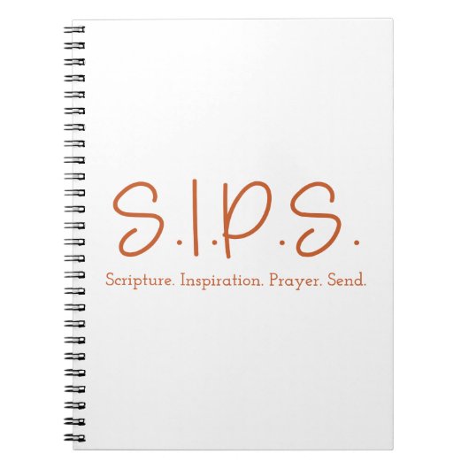 S.I.P.S. Notitieboek - Sinaasappel (Voorkant)