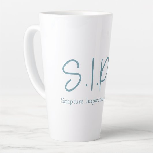 S.I.P.S. Tall Latte Mok - Blauw (Linkerhoek)