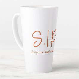 S.I.P.S. Tall Latte Mok - Sinaasappel