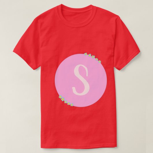 S INITIAAL T-SHIRT (Design voorkant)