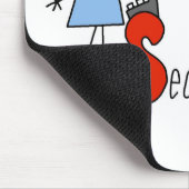 S is bestemd voor de secretaris muismat (Hoek)