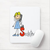 S is bestemd voor de secretaris muismat (Met muis)