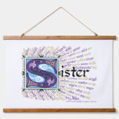 S is for Sister Tapestry Hangend Wandkleed (Voorkant)