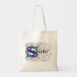S is for Sister Tote Tote Bag