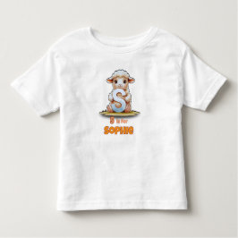 S is for Sophie - Personalized Toddler Shirt