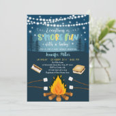 S is leuker met een Baby S'mores Baby shower Kaart (Staand voorkant)