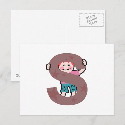 S is voor...... briefkaart (Voorkant / Achterkant)