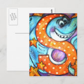 S is voor haaien briefkaart (Voorkant / Achterkant)