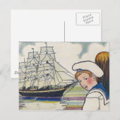 S is voor schip briefkaart (Voorkant / Achterkant)