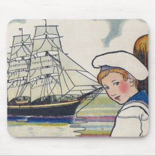 S is voor schip muismat