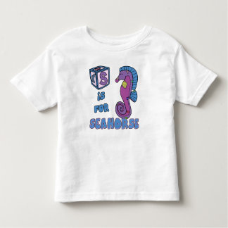 S is voor Seahorse Toddler T Shirt