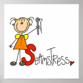 S is voor Seamstress Poster (Voorkant)