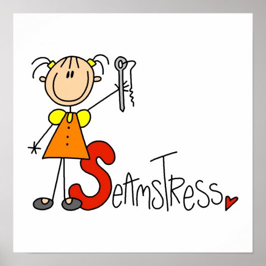 S is voor Seamstress Poster (Voorkant)