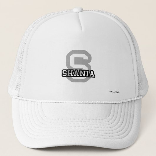S is voor Shania Trucker Pet (Voorkant)