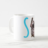 S is voor sleuf koffiemok (Voorkant links)