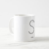 S is voor sleuf koffiemok (Voorkant links)