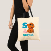 S is voor Snuffleupagus | Jouw namen toevoegen Tote Bag (Voorkant (product))