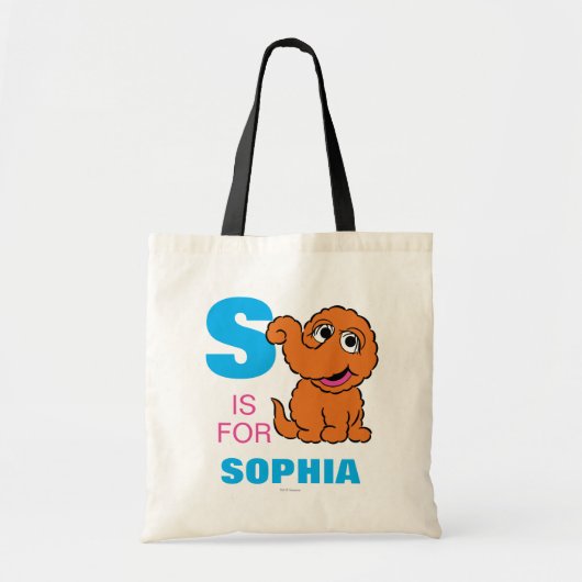 S is voor Snuffleupagus | Jouw namen toevoegen Tote Bag (Voorkant)