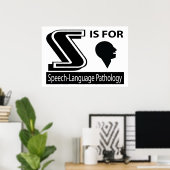 S is voor spraaktaalpathologie poster (Thuiskantoor)