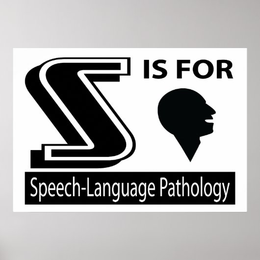 S is voor spraaktaalpathologie poster (Voorkant)