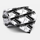 S is voor Squash Stropdas (Opgerold)