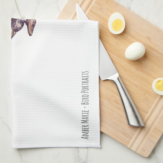 S is voor Staffordshire Bull Terrier Theedoek (Quarter Fold)