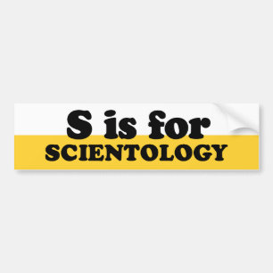 S IS VOOR WETENSCHAPPELIJKE TOLOGIE BUMPERSTICKER