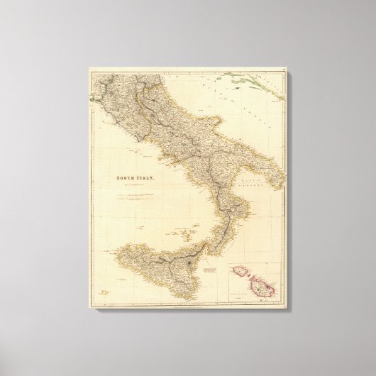S Italië Canvas Afdruk (Voorkant)