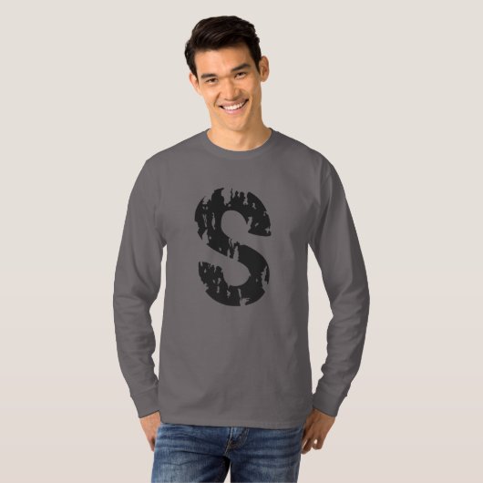 S Jughead's Distressed T-Shirt Long Sleeved (Voorkant volledig)