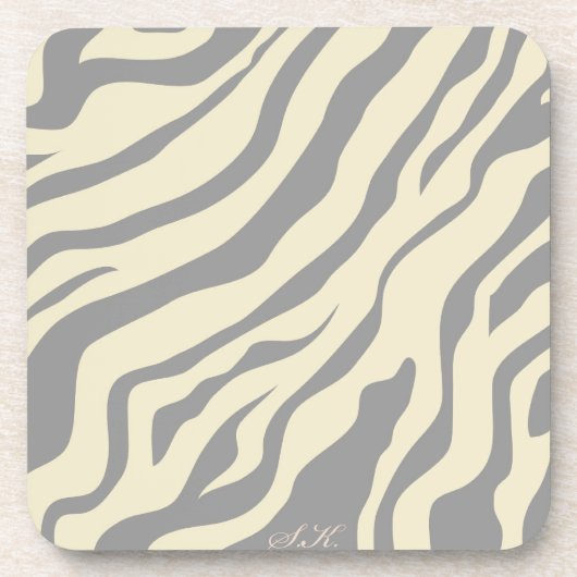 S.K.: Zebra Fever Cork Onderzetter (Voorkant)