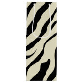 S.K. Zebra Fever Gift Bag Wijn Cadeautas (Voorkant)