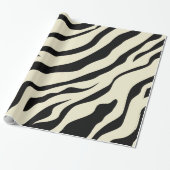 S.K. Zebra Fever Wrapping Paper Cadeaupapier (Uitgerold)
