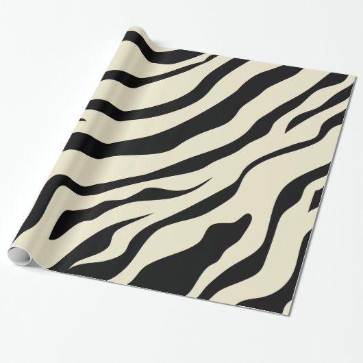 S.K. Zebra Fever Wrapping Paper Cadeaupapier (Uitgerold)