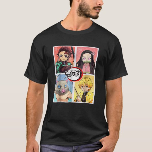 S-Layers Demons-Anime-Art T-shirt (Voorkant)
