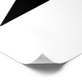 S letter als striptekening S initialen alfabet Poster (Hoek)