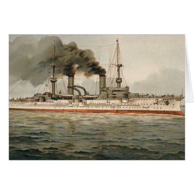 S.M. Grosse Kreuzer 'Furst Bismarck' (H.M. Geweldi (Voorkant Horizontaal)