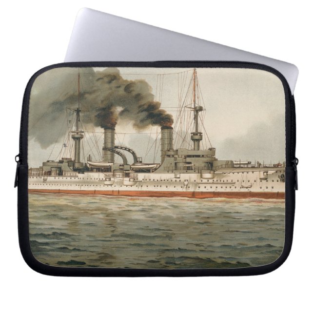 S.M. Grosse Kreuzer 'Furst Bismarck' (H.M. Geweldi Laptop Sleeve (Voorkant)