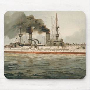S.M. Grosse Kreuzer 'Furst Bismarck' (H.M. Geweldi Muismat