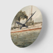 S.M. Grosse Kreuzer 'Furst Bismarck' (H.M. Geweldi Ronde Klok (Hoek)
