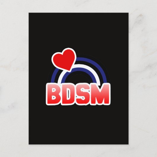 S / M Pride Briefkaart (Voorkant)