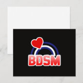 S / M Pride Briefkaart (Voorkant / Achterkant)